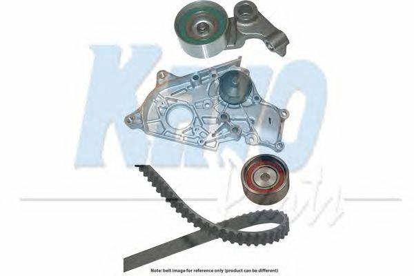 Водяной насос + комплект ручейковых ремней KAVO PARTS DKT-9006