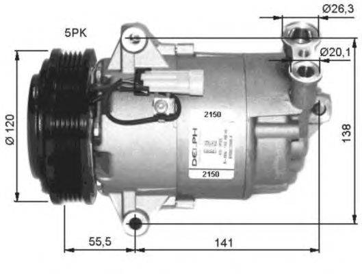 Компрессор, кондиционер NRF 32486G