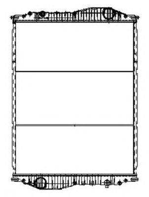 Радиатор, охлаждение двигателя NRF 503308