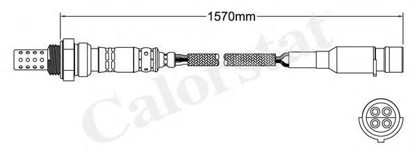 Лямбда-зонд CALORSTAT by Vernet LS140259