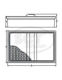 Воздушный фильтр SCT Germany SB 2040