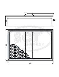 Воздушный фильтр SCT Germany SB 666
