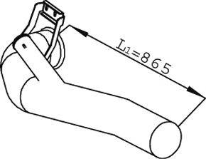 Труба выхлопного газа ZARA 10306