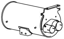 Средний глушитель выхлопных газов DINEX 47348