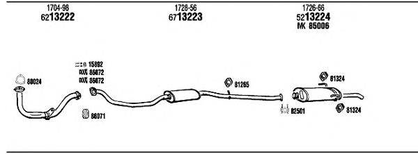 Система выпуска ОГ WALKER PE20069