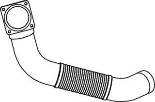 Труба выхлопного газа DINEX 47129