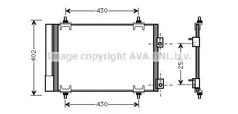 Конденсатор, кондиционер AVA QUALITY COOLING CN5283