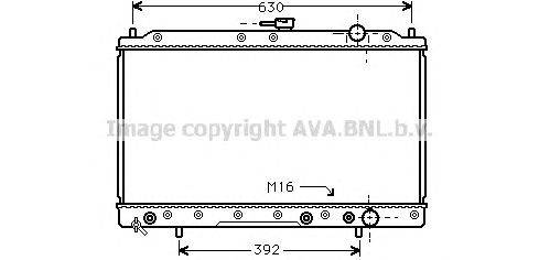 Радиатор, охлаждение двигателя AVA QUALITY COOLING MTA2046