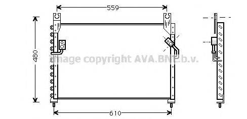 Конденсатор, кондиционер AVA QUALITY COOLING MZ5122