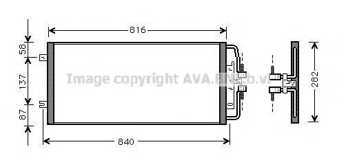 Конденсатор, кондиционер AVA QUALITY COOLING OL5302