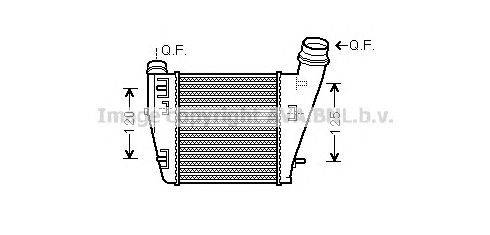 Интеркулер AVA QUALITY COOLING RT4552