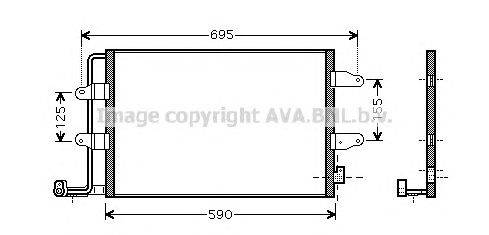 Конденсатор, кондиционер AVA QUALITY COOLING VWA5252