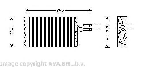 Испаритель, кондиционер AVA QUALITY COOLING VWV185