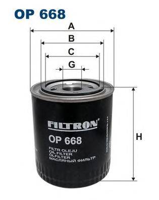 Масляный фильтр FILTRON OP668