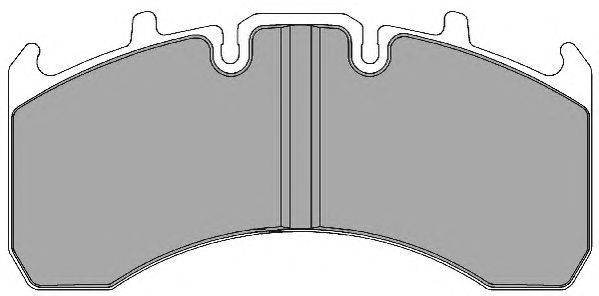 Комплект тормозных колодок, дисковый тормоз ABEX 29169