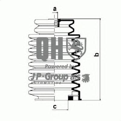 Комплект пылника, рулевое управление JP GROUP QG1419