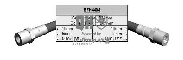 Тормозной шланг JP GROUP BFH4404