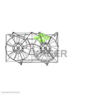 Вентилятор, охлаждение двигателя KAGER 322391