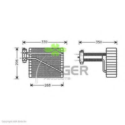 Испаритель, кондиционер KAGER 94-5732