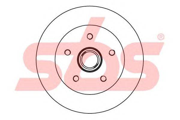 Тормозной диск sbs 1815204727