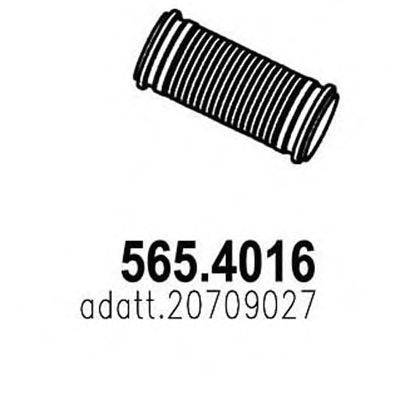 Гофрированная труба, выхлопная система ASSO 565.4016