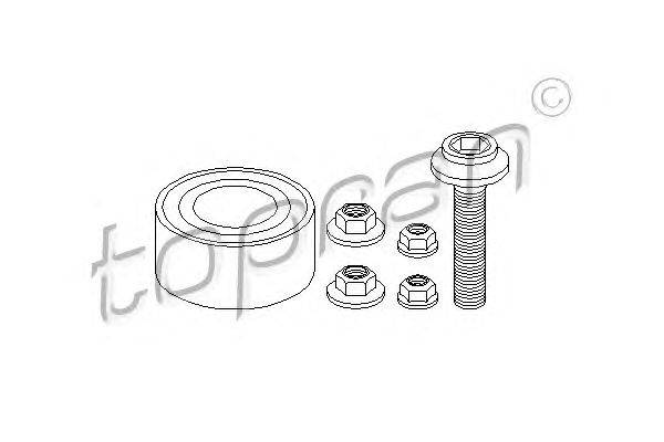 Комплект подшипника ступицы колеса TOPRAN 108324