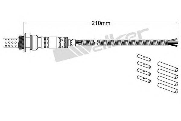 Лямбда-зонд WALKER PRODUCTS 250-24400