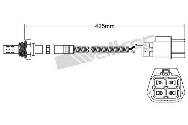 Лямбда-зонд WALKER PRODUCTS 250-24186