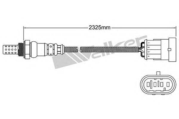 Лямбда-зонд WALKER PRODUCTS 250-24311