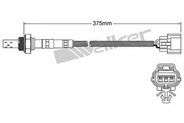 Лямбда-зонд WALKER PRODUCTS 250-23085