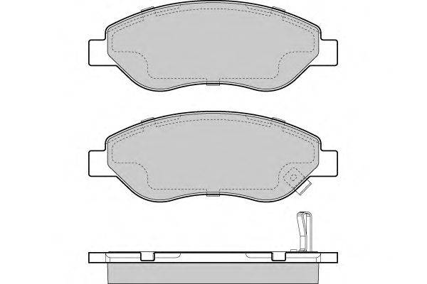 Комплект тормозных колодок, дисковый тормоз E.T.F. 24550
