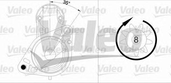 Стартер VALEO 458170