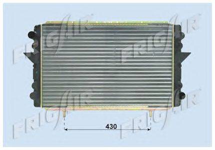 Радиатор, охлаждение двигателя FRIGAIR 0209.2001