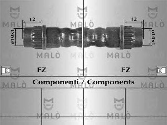 Тормозной шланг MALÒ 80938