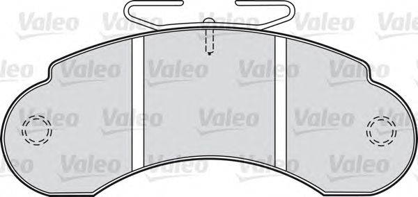 Комплект тормозных колодок, дисковый тормоз VALEO 540441
