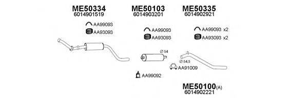 Система выпуска ОГ VENEPORTE 500202