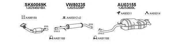 Система выпуска ОГ VENEPORTE 800106