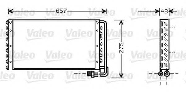 Конденсатор, кондиционер VALEO 818043