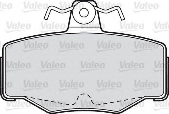 Комплект тормозных колодок, дисковый тормоз VALEO 21545