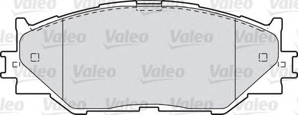Комплект тормозных колодок, дисковый тормоз VALEO 601035