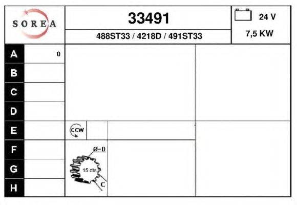 Стартер EAI 33491