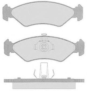 Комплект тормозных колодок, дисковый тормоз CIFAM 2200880