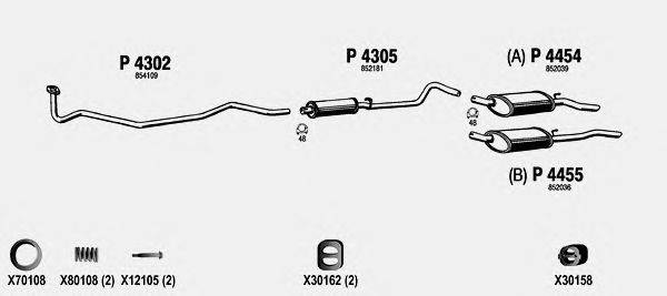 Система выпуска ОГ FENNO OP101