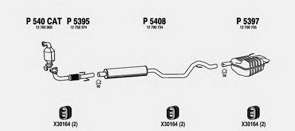 Система выпуска ОГ FENNO SA802