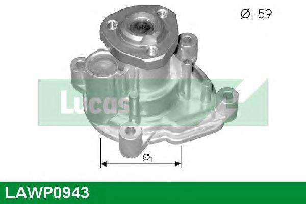 Водяной насос LUCAS ENGINE DRIVE LAWP0943