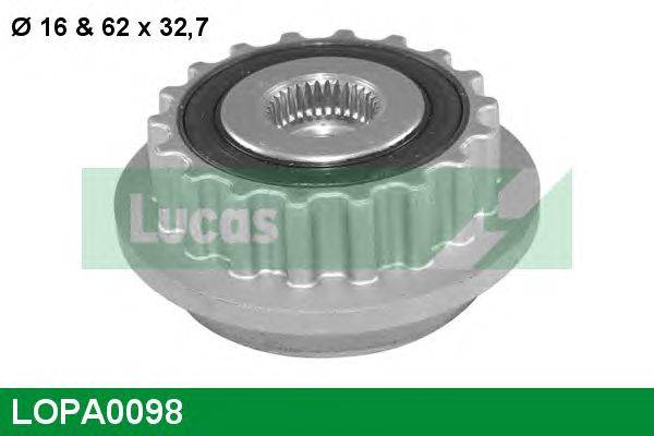 Механизм свободного хода генератора LUCAS ENGINE DRIVE LOPA0098