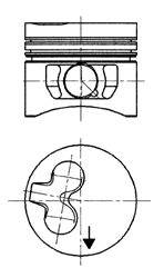 Поршень KOLBENSCHMIDT 92245600