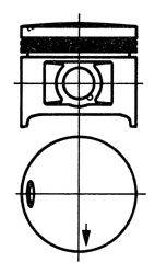 Поршень KOLBENSCHMIDT 92594620