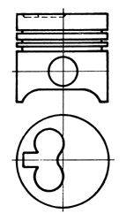 Поршень KOLBENSCHMIDT 92598600