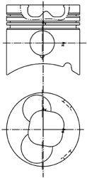 KOLBENSCHMIDT (НОМЕР: 99340600) Поршень